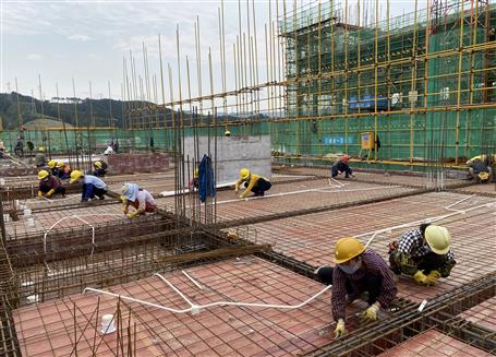 【大干20天·冲刺一季度（七）】 战“疫”不松劲  项目施工忙