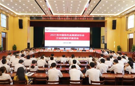 中国有色金属建设协会部级工法关键技术鉴定会在公司举行